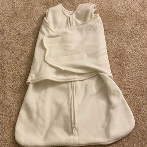 Halo Micro Fleece Sleepsack Swaddle Cream, Small
